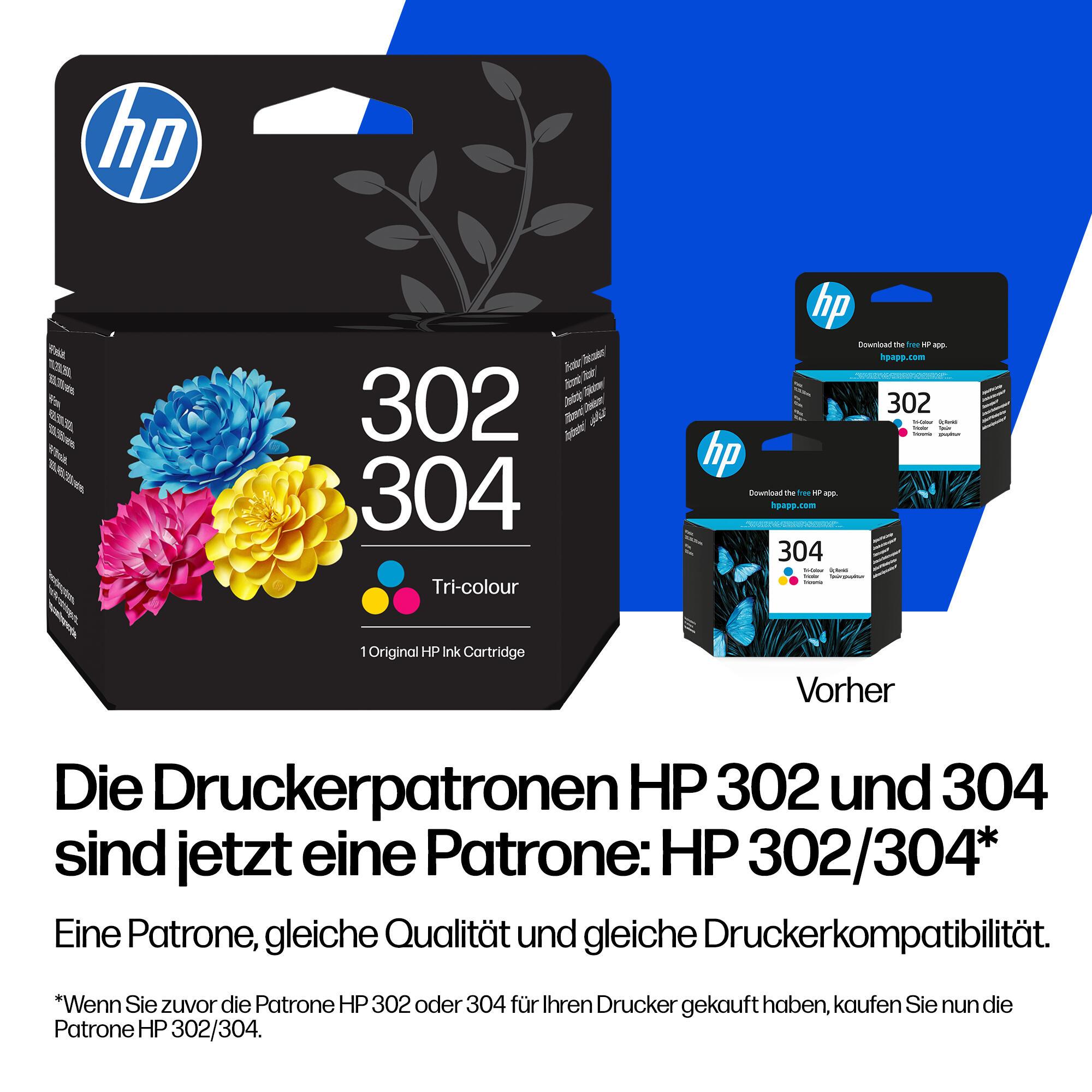 HP Tinte 302/304 / B7RT7AE Schwarz
