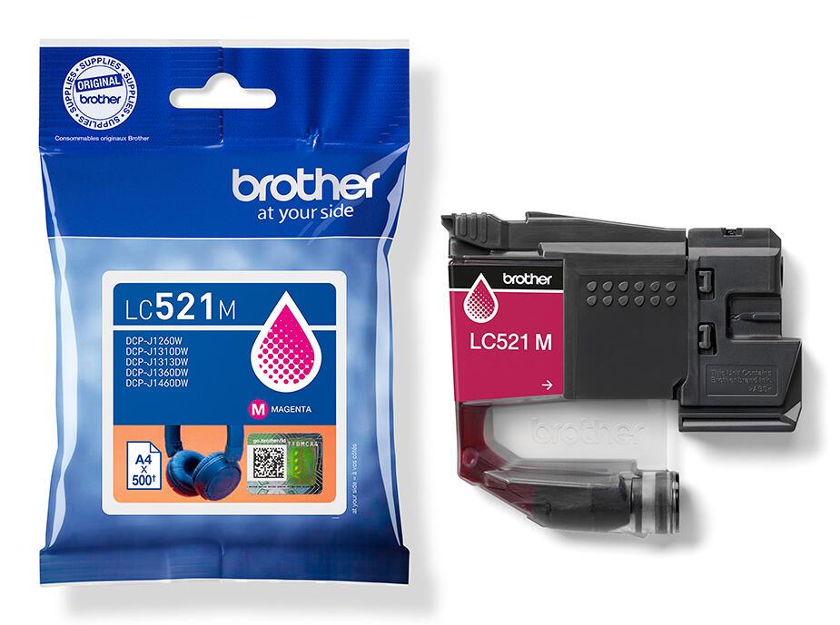 Brother Inchiostro LC-521M / LC521M Magenta Standard