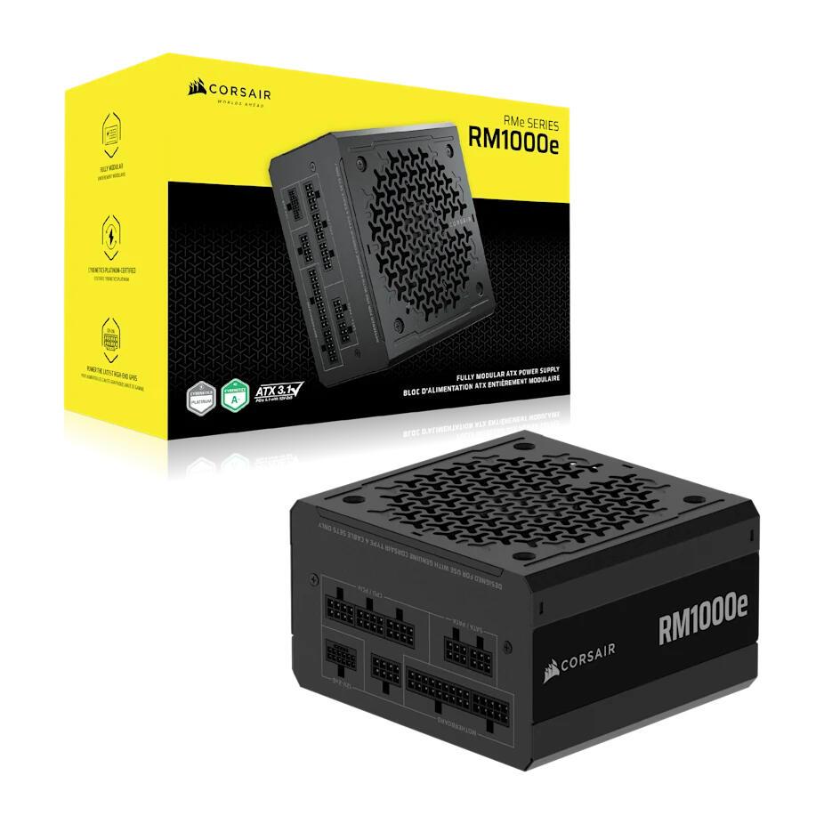 Corsair PC power supply unit RM1000e 1000W / CP-9020297-EU Black Standard