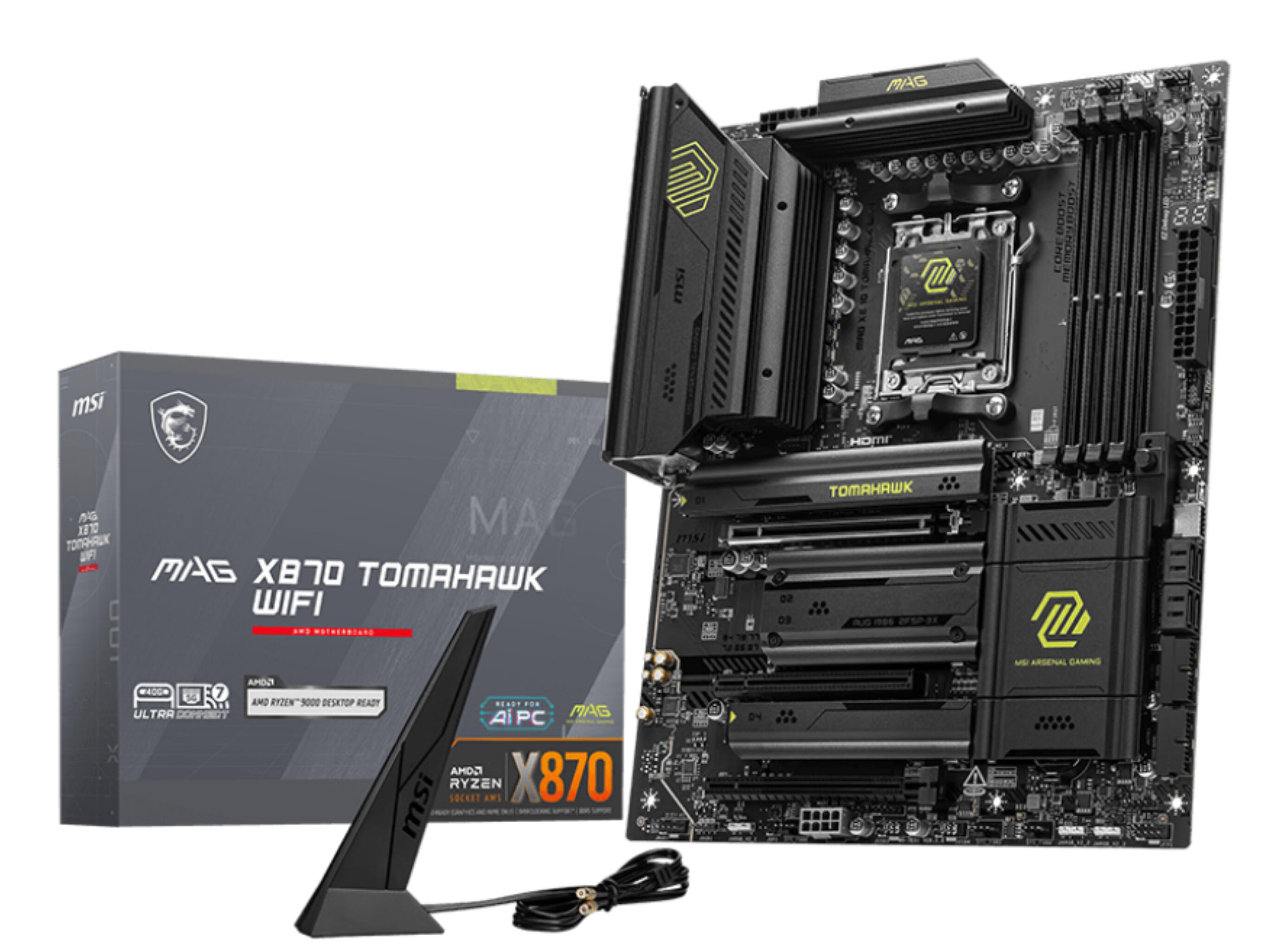 MSI Scheda madre MAG X870 Tomahawk WiFi / 7E51-001R Nero