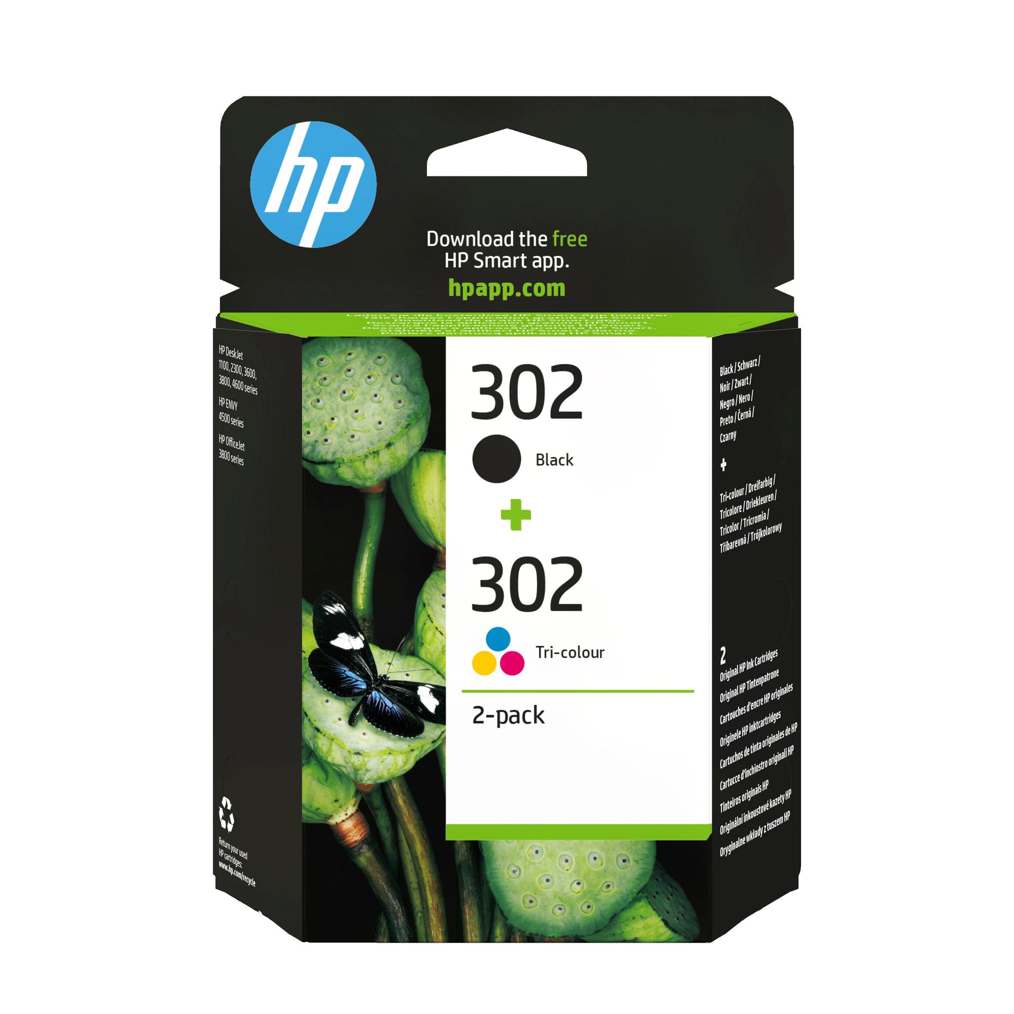 HP Ink 302 / X4D37AE BK,C,M,Y Multipack