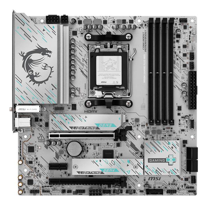 MSI Carte mère B850M GAMING PLUS WIFI / 911-7E66-001 Noir