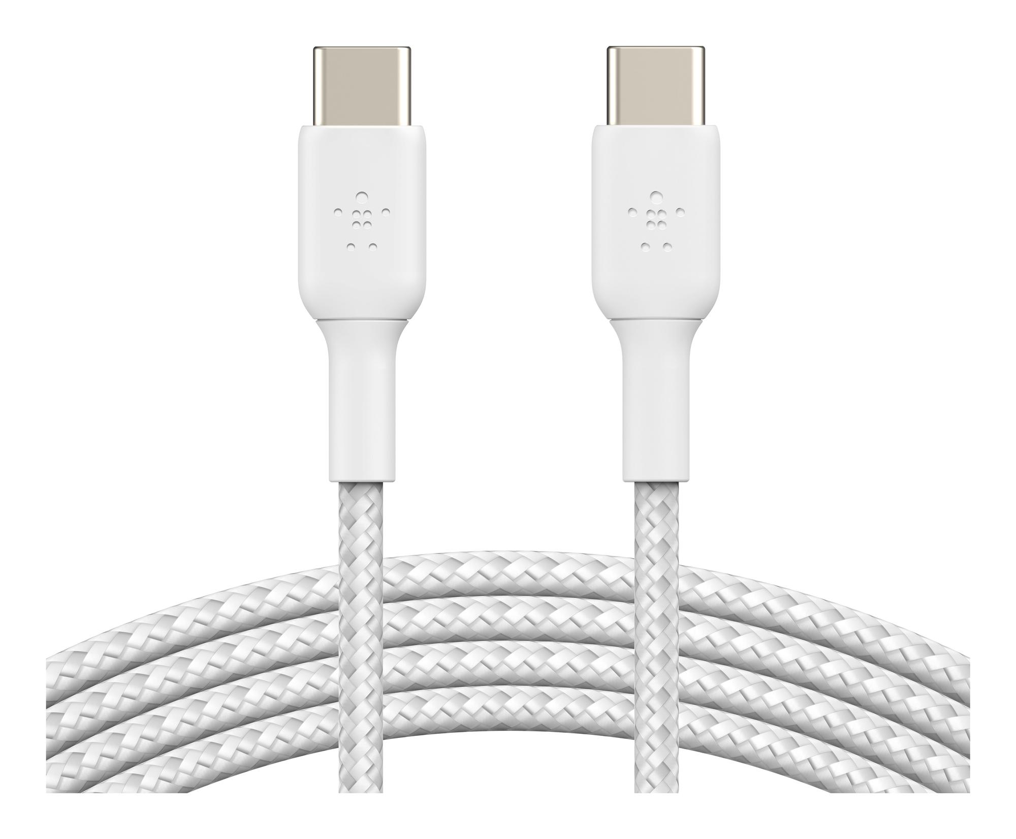 Belkin Cables USB-C 1m / CAB004BT1MWH2PK White