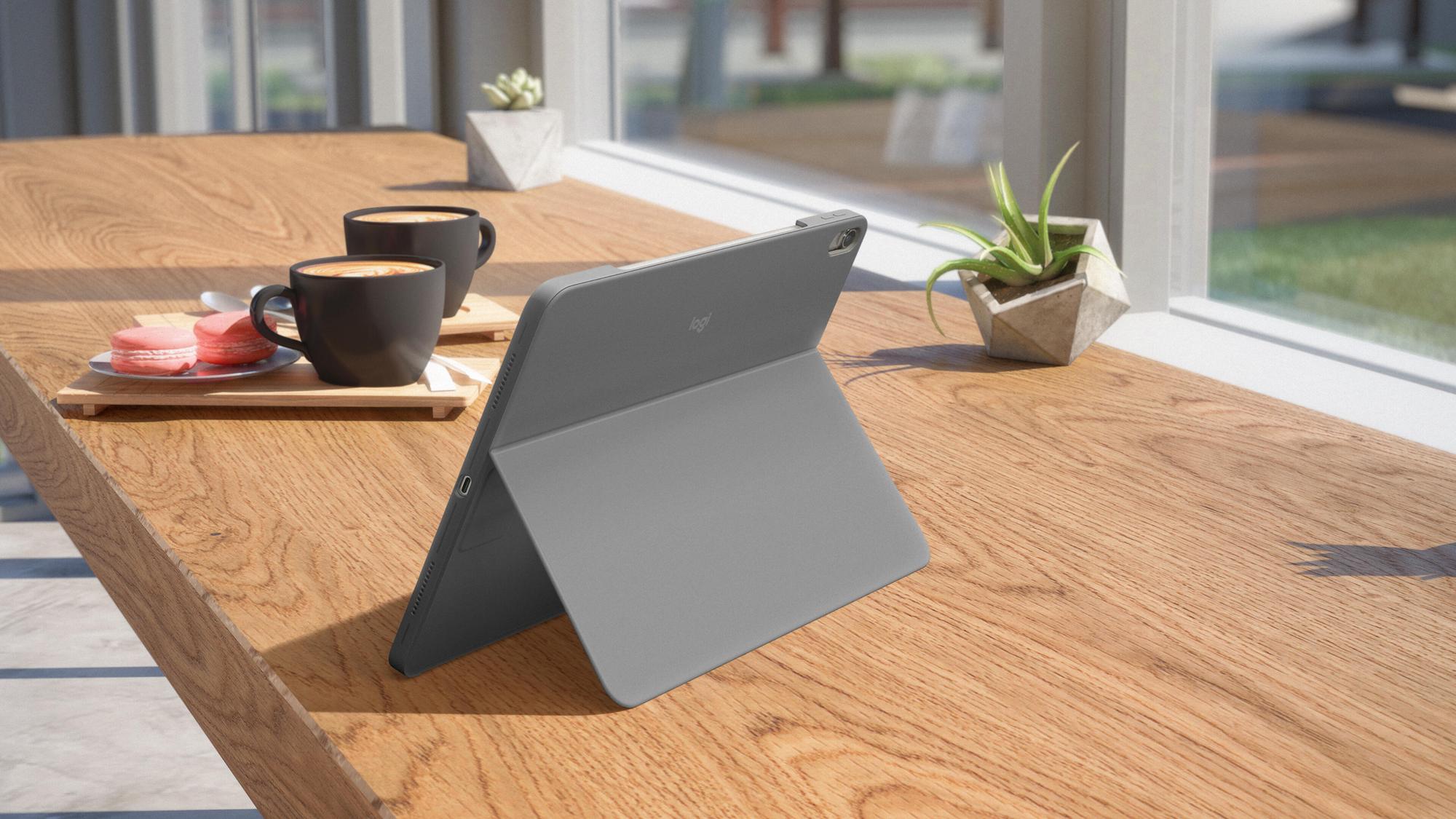 Logitech Cover and keyboard Combo Touch für iPad Air / 920-012629 Grey