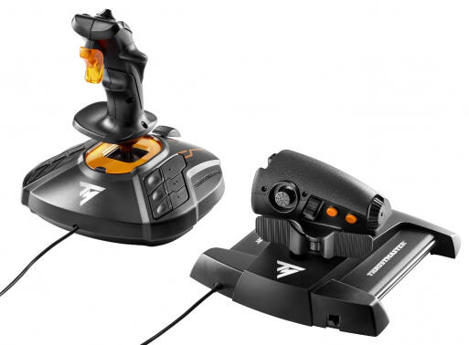 Thrustmaster Controller T.16000M FCS Hotas / 2960778 Schwarz, Orange