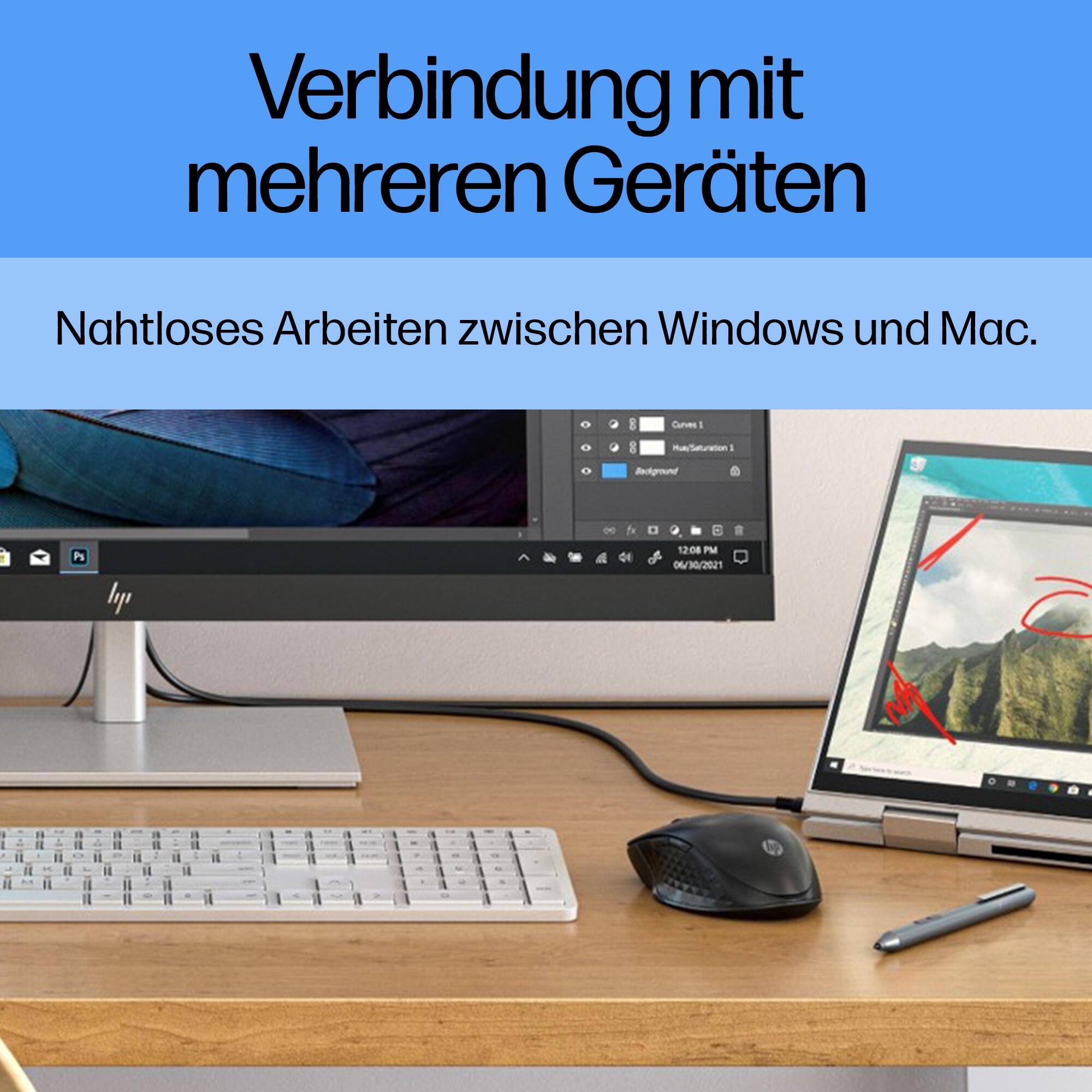 HP Maus 430 Multi-Device / 3B4Q2AA#ABB Schwarz