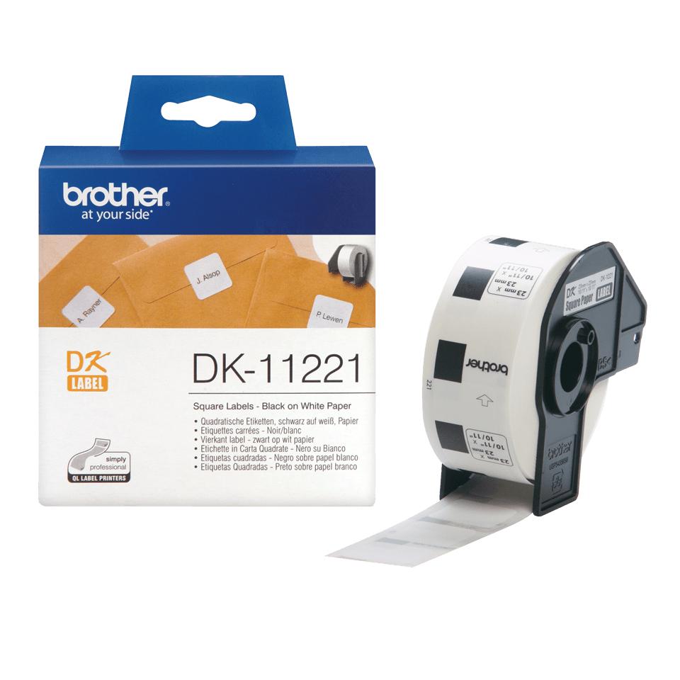 Brother Étiquette DK-11221 / DK11221 Blanc