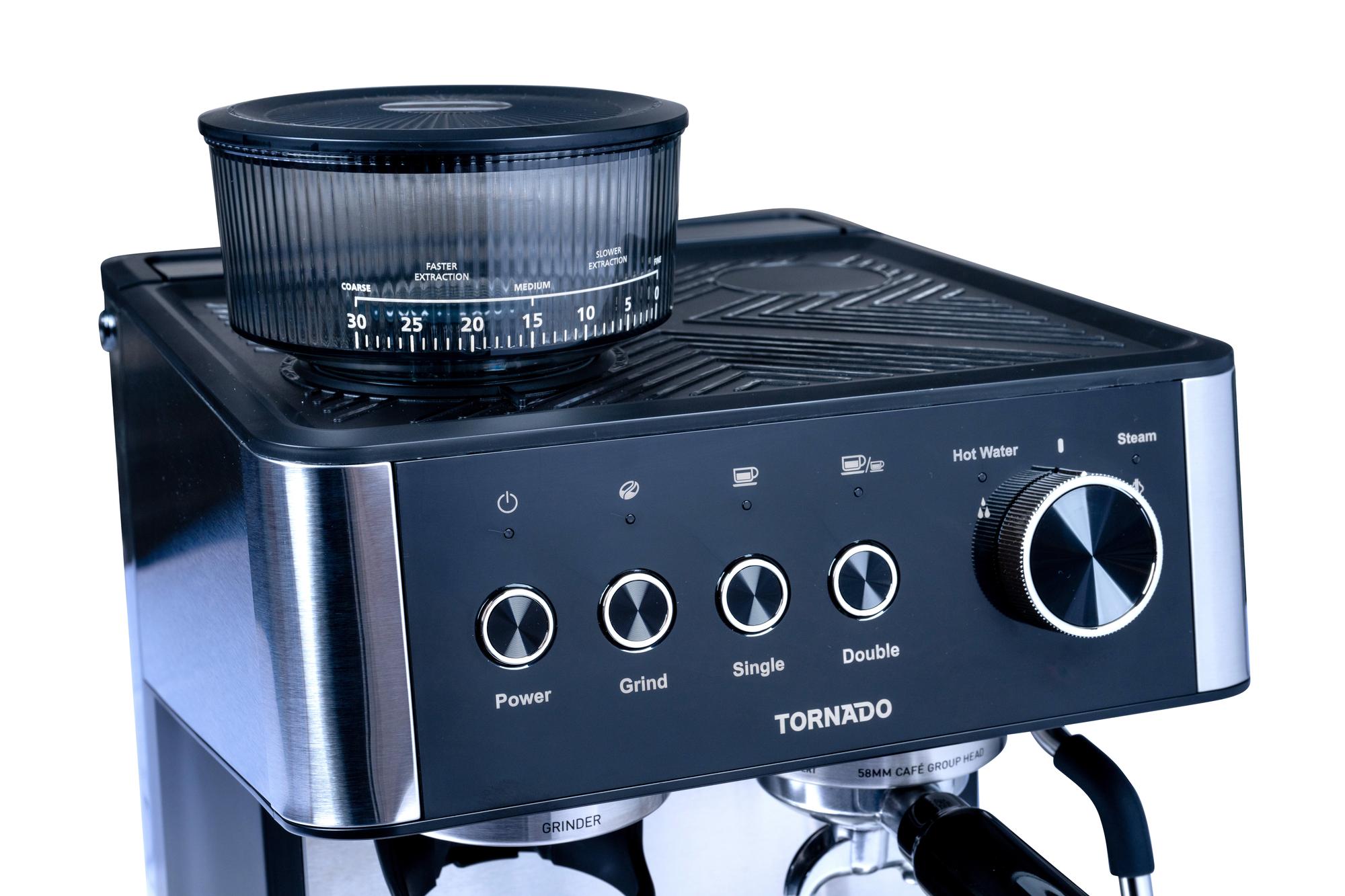 TORNADO Máquina Portafiltro TCM5431-GS Plata