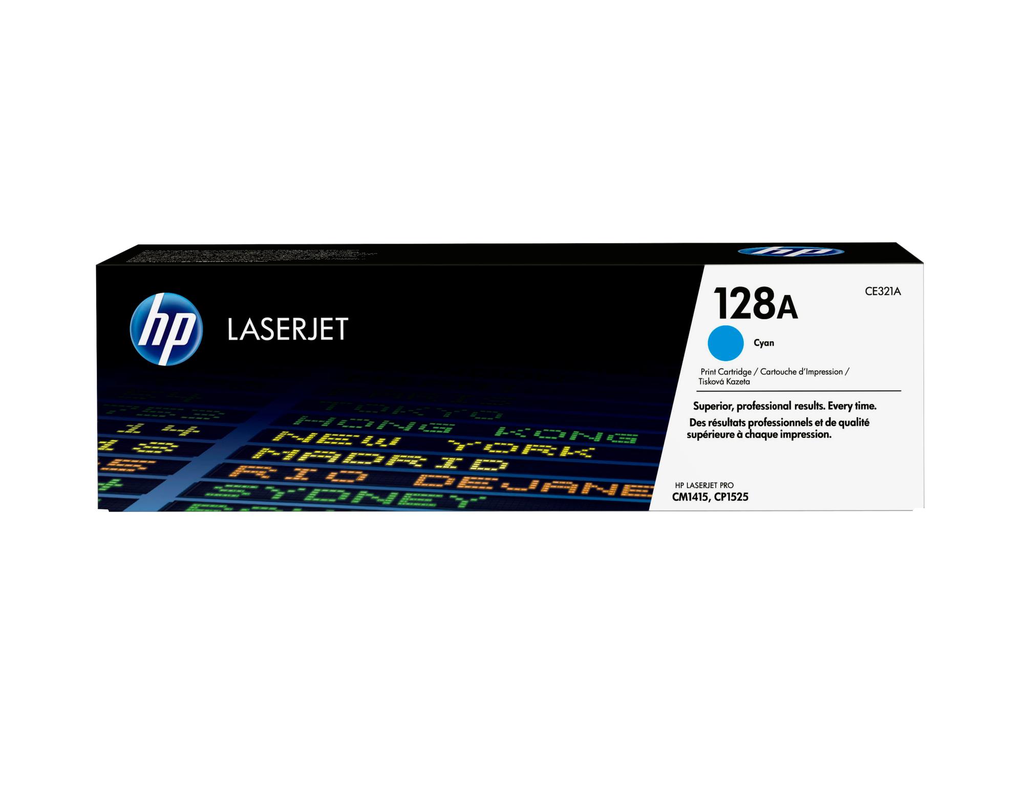 HP Toner 128A / CE321A Cyan Standard