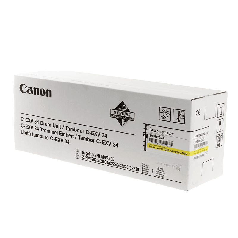 Canon Unidad de tambor C-EXV34 / 3789B003 Amarillo