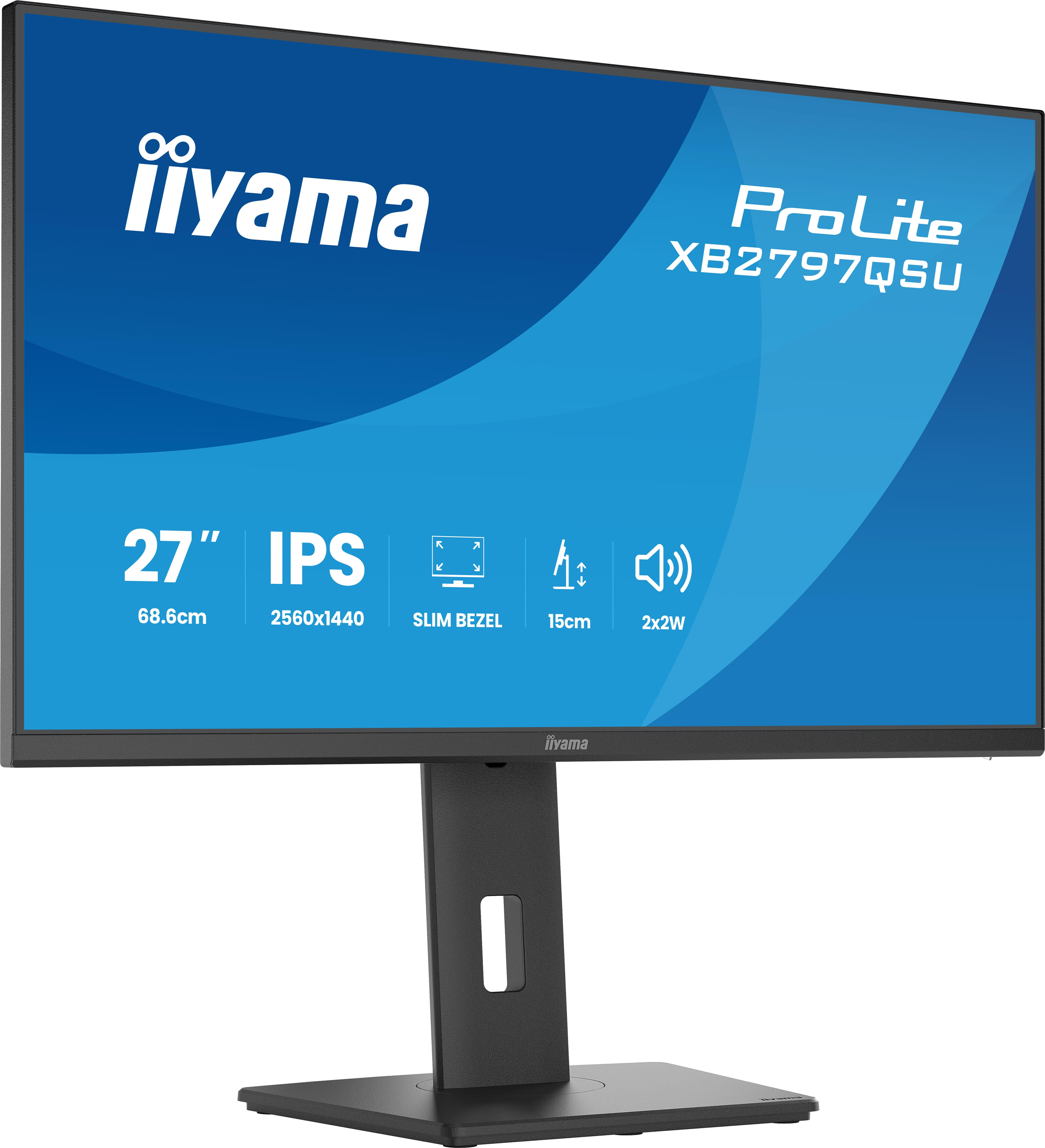 iiyama Monitor XB2797QSU-B1 / XB2797QSU-B1 Black Standard 68.6 cm (27")