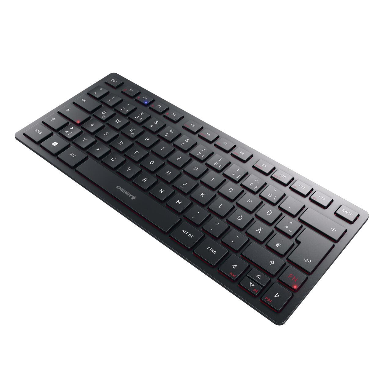 CHERRY Tastatur KW 9200 Mini / JK-9250DE-2 Schwarz