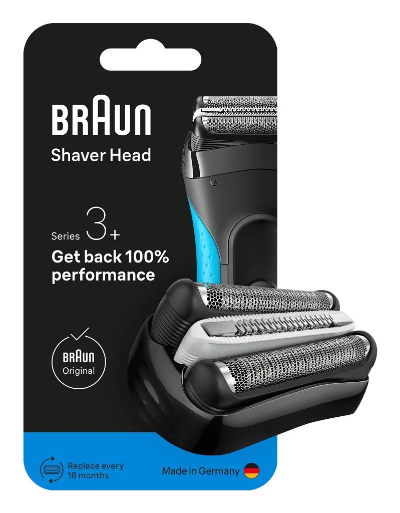 Braun Rasierklinge Series 3 ProSkin 32B / 2082 0300 Schwarz, Edelstahl