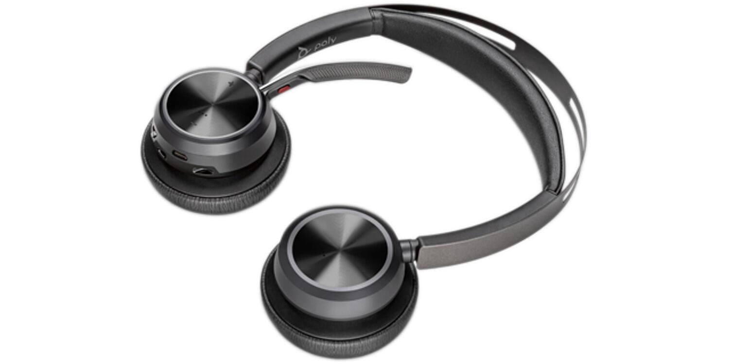 Plantronics/Poly Auriculares Voyager Focus 2 mit Ladestation / 9T9J5AA#AC3 Negro