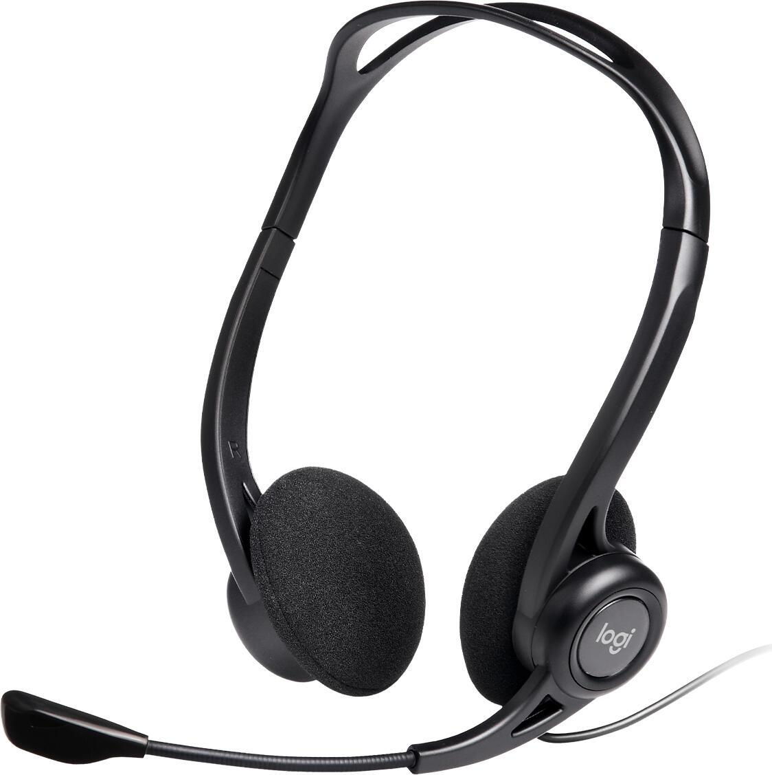 Logitech Headset 960 / 981-000100 Schwarz