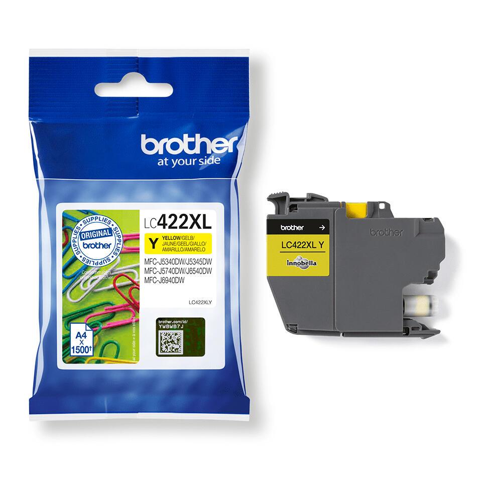 Brother Encre LC-422XLY / LC422XLY Jaune XL