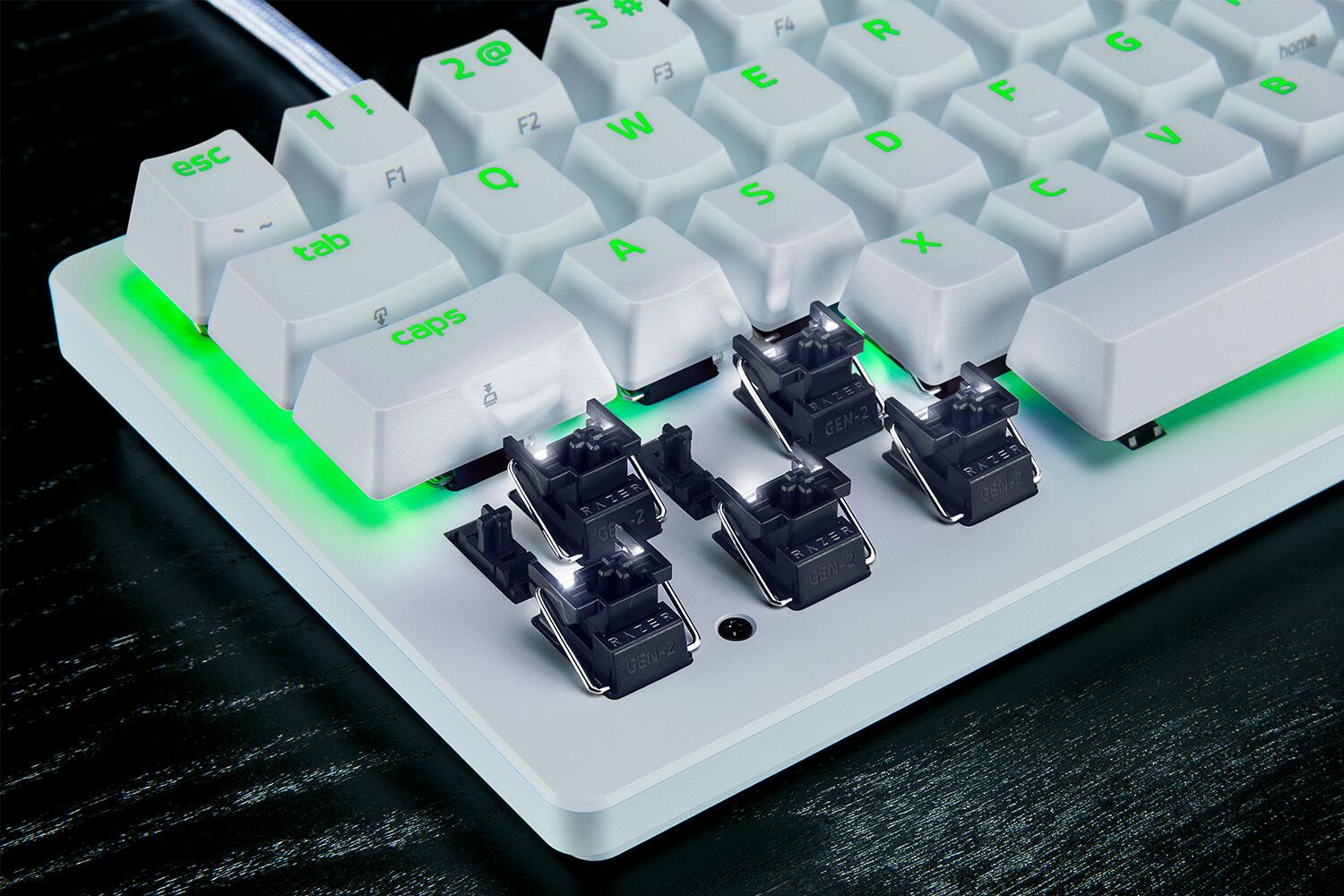 Razer Tastatur Huntsman V3 Pro Mini / RZ03-04990100-R3M1 Weiß