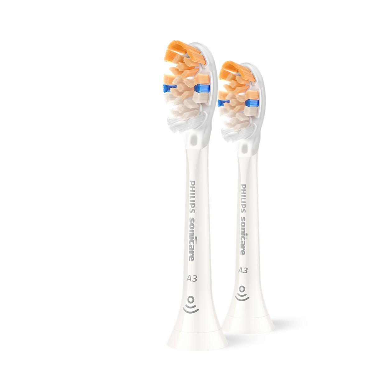 Philips Spazzolino da denti collegabile Sonicare A3 Premium All-in-one / HX9092/87 Bianco Doppelpack