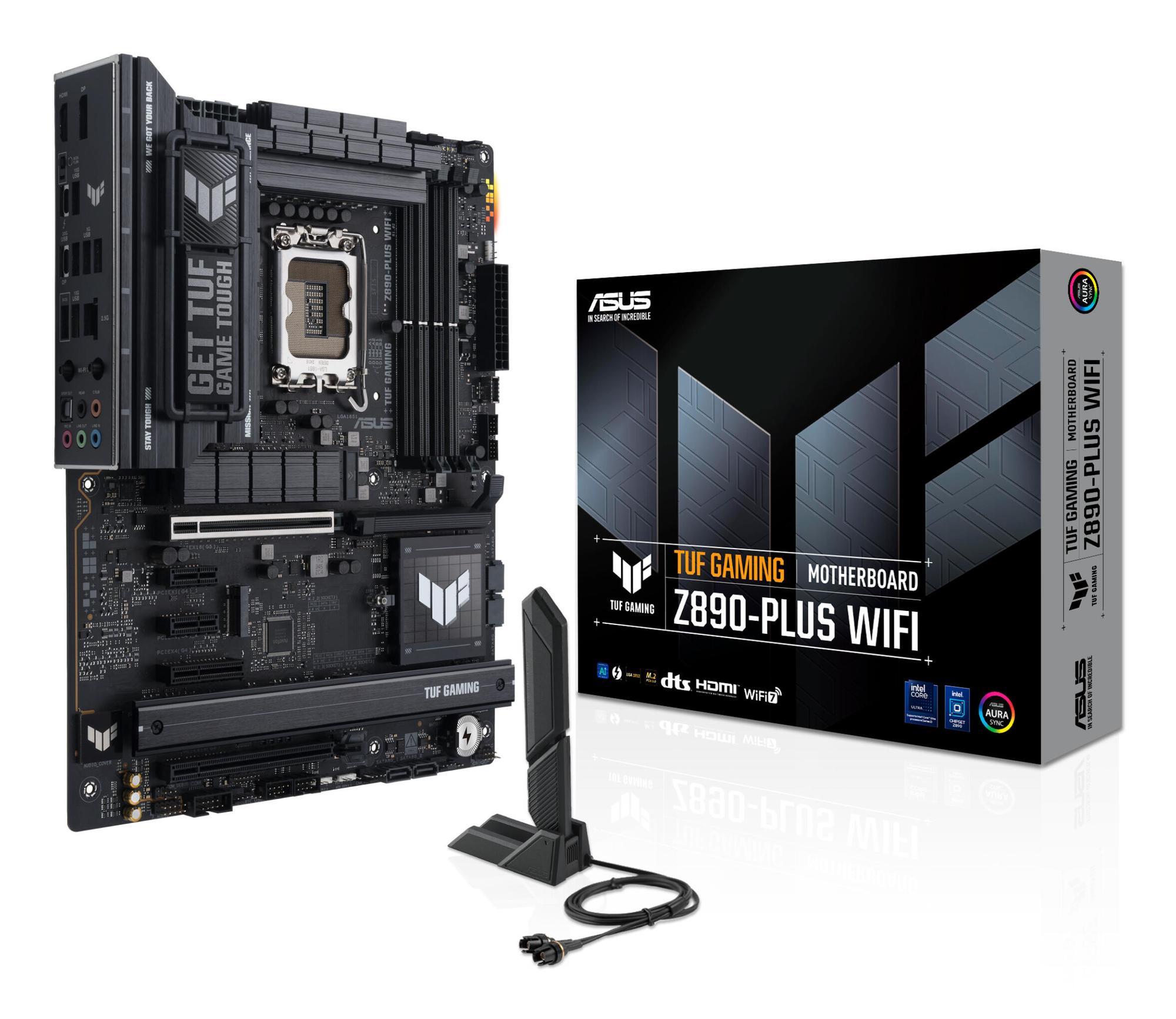 ASUS Carte mère TUF Gaming Z890-Plus WiFi / 90MB1IQ0-M0EAY0 Noir