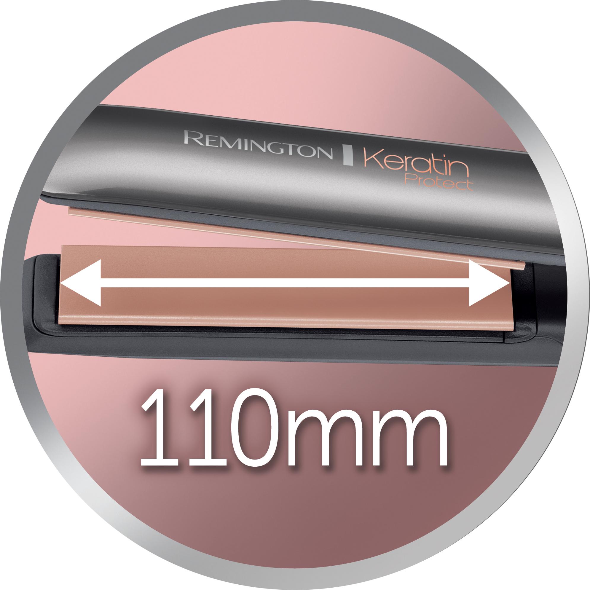 Remington Straightener Keratin Protect S8598 / 45602560100 Black, grey