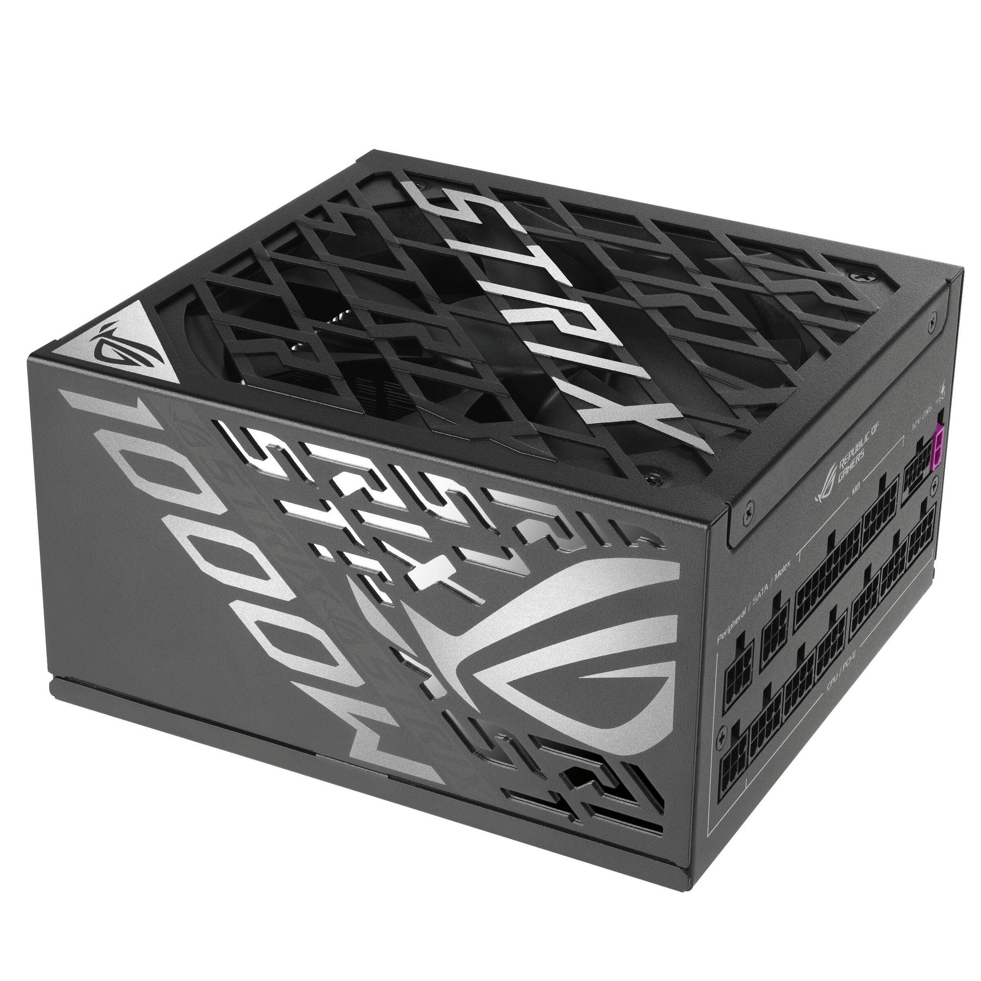 ASUS Alimentation pour PC ROG Strix 1000W Platinum / 90YE00W1-B0NA00 Noir, argent