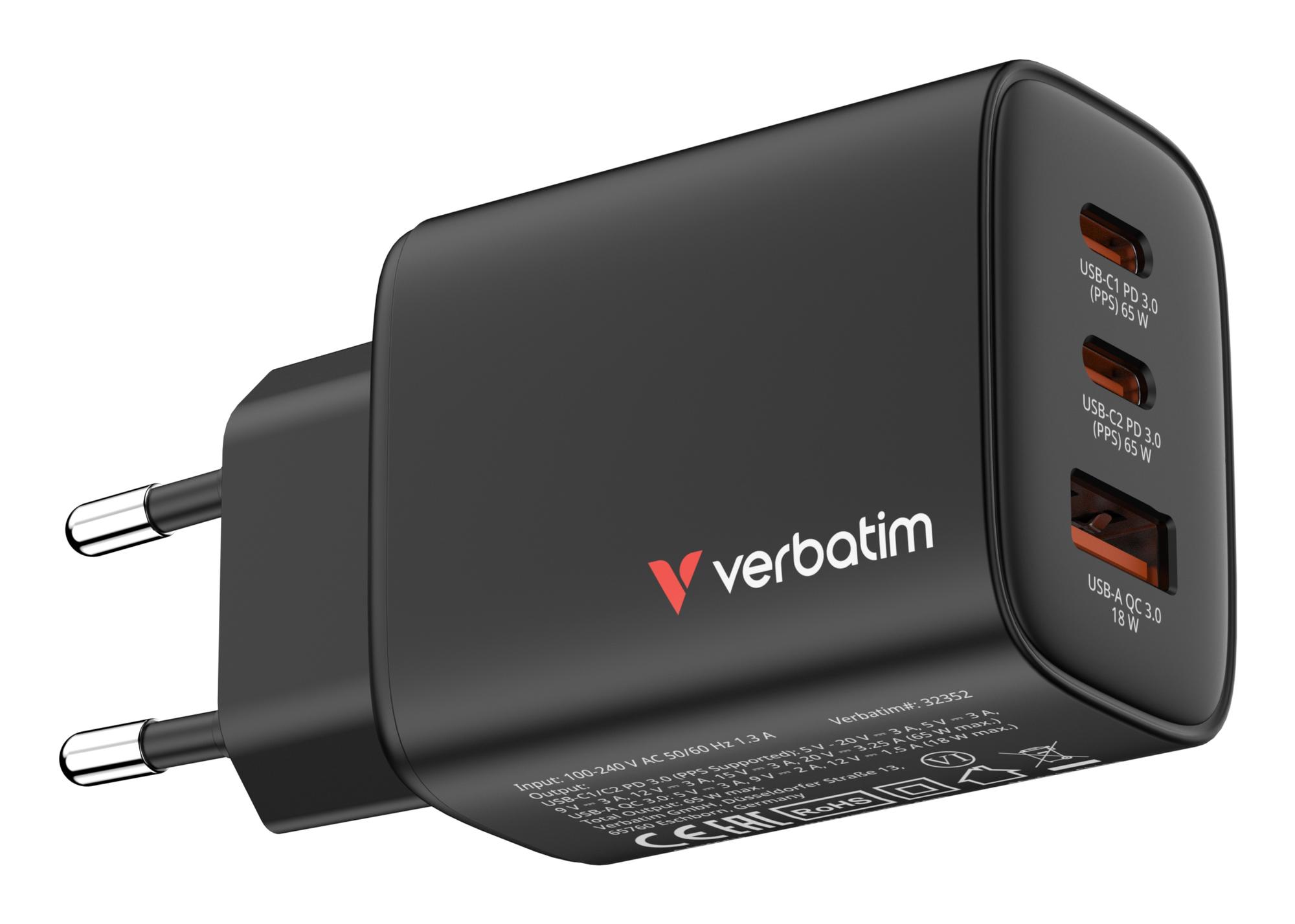 Verbatim Essentials 65W / 32352 Nero
