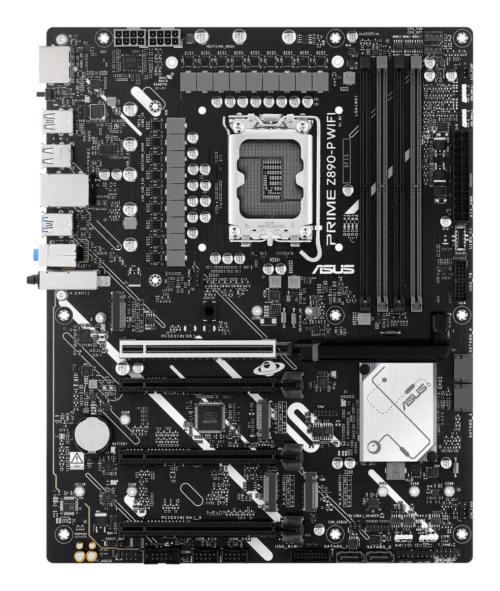Asus Placa madre Prime Z890-P WiFi / 90MB1I70-M0EAY0 Negro/Plata