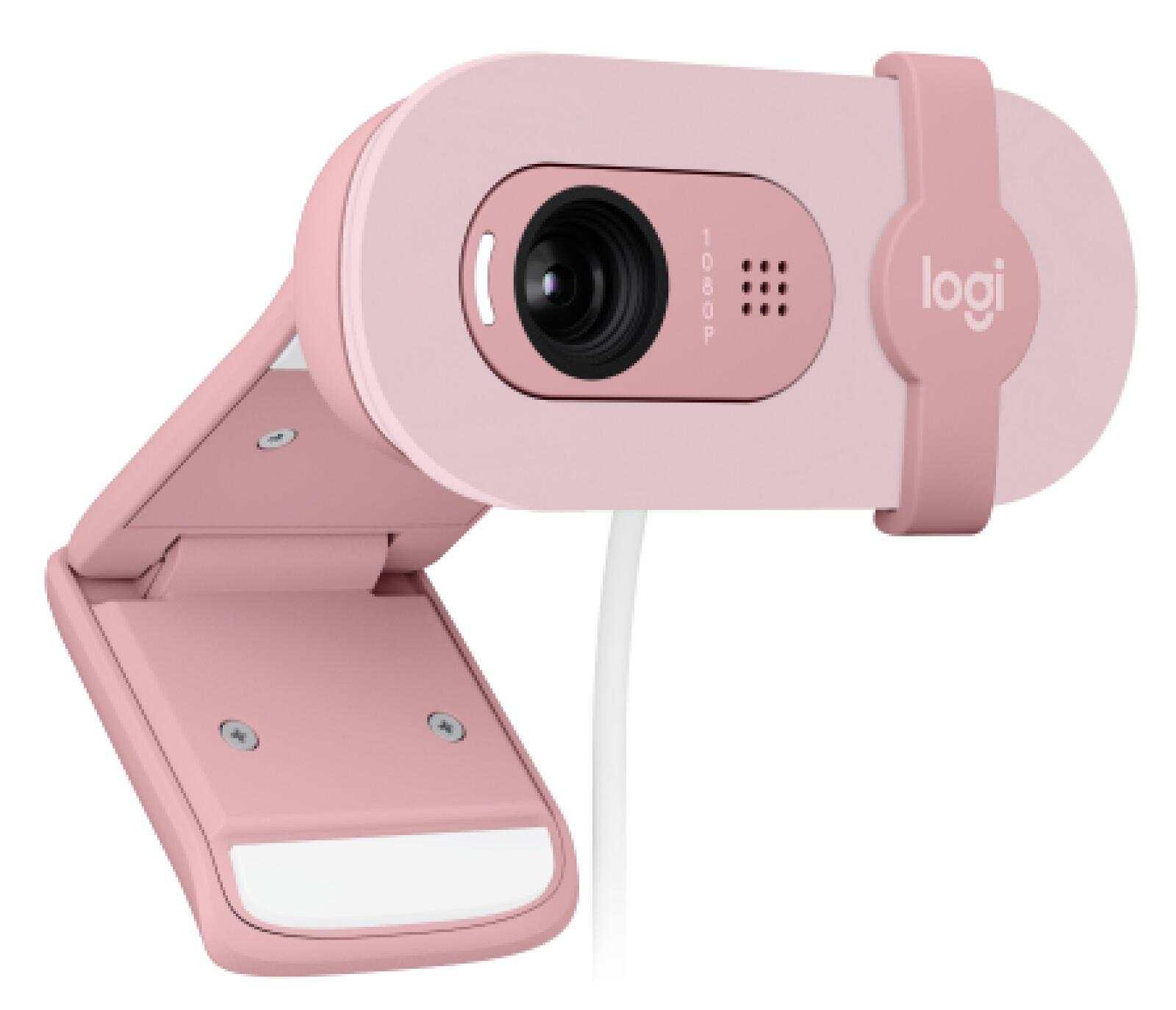 Logitech Cámara web Brio 100 / 960-001623 Rosado