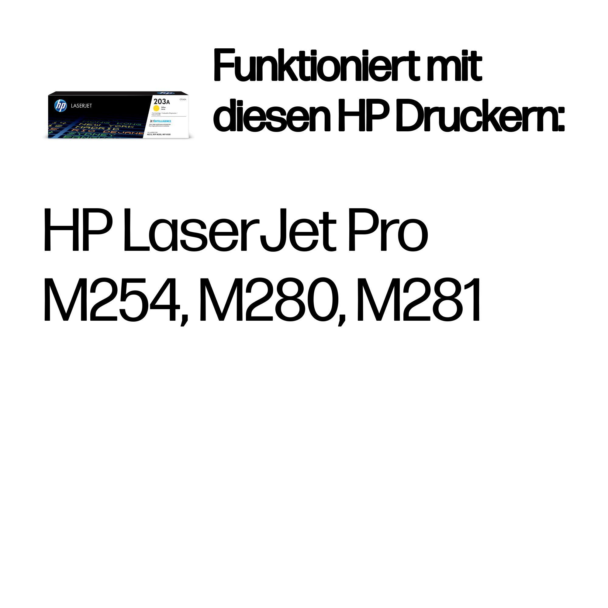 HP Toner 203A / CF542A Gelb Standard
