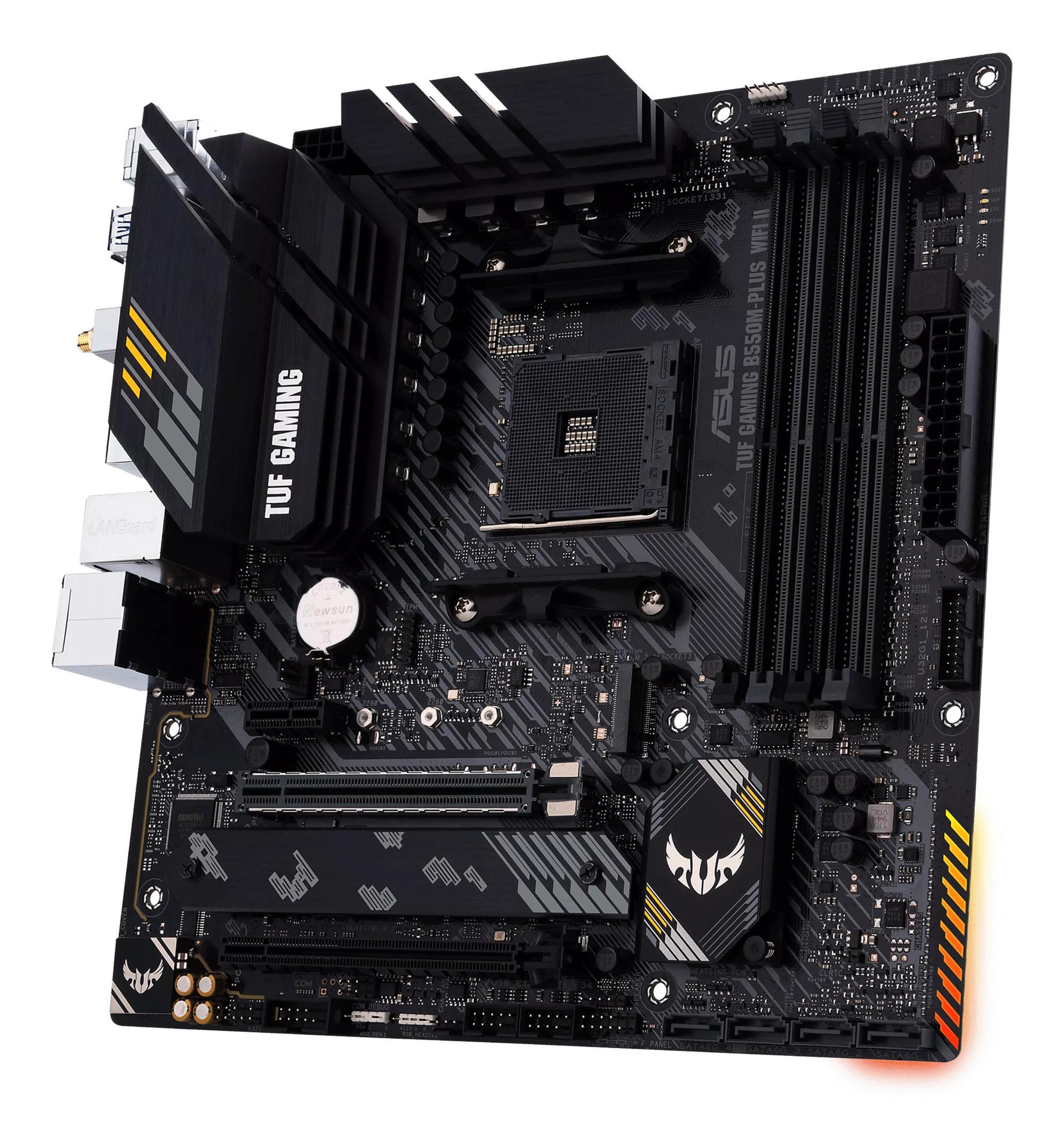 ASUS Mainboard TUF GAMING B550M-PLUS WIFI II / 90MB19Y0-M0EAY0 Black