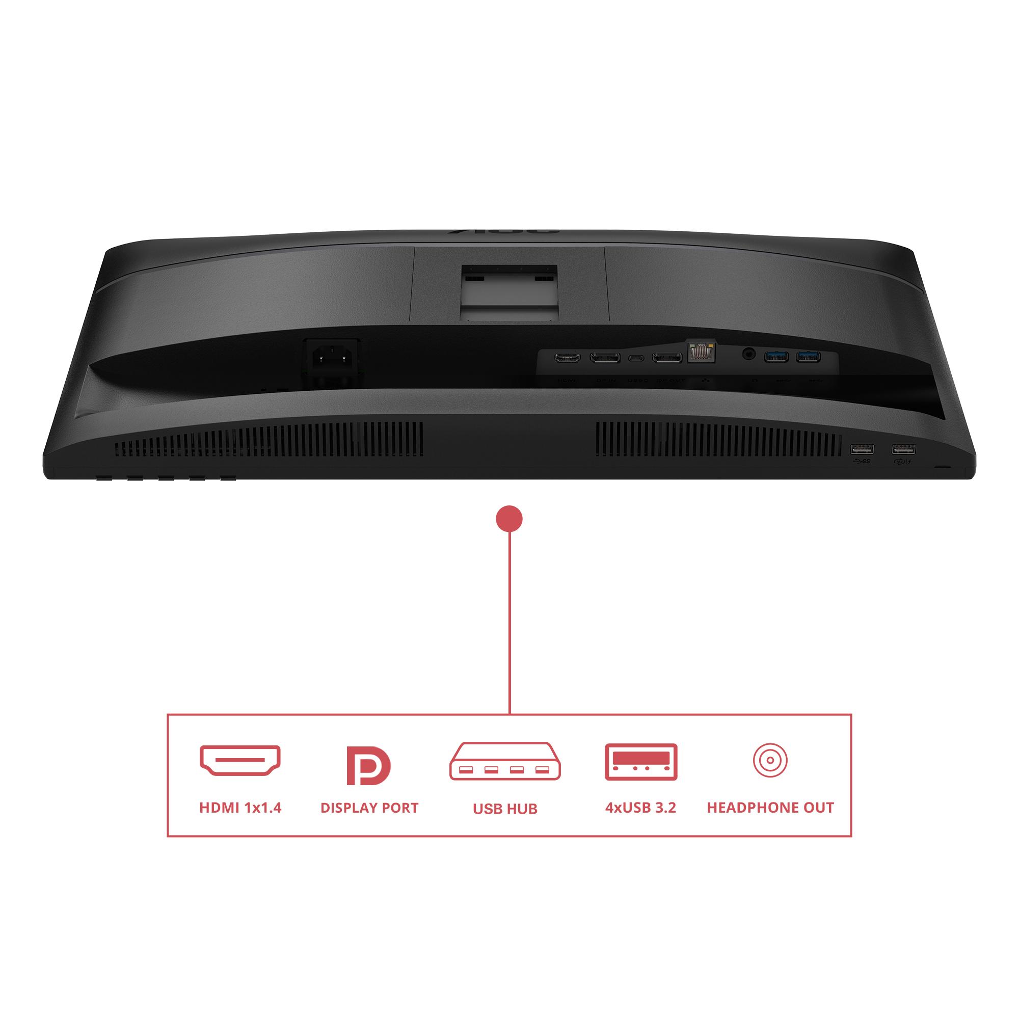 AOC Monitor 24E4CV / 24E4CV Nero