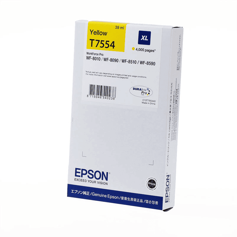 Epson Encre T7554 / C13T755440 Jaune