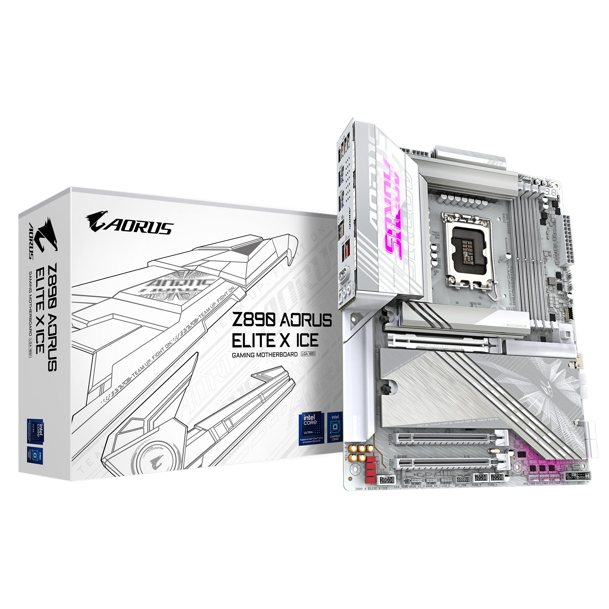 GIGABYTE Scheda madre Z890 AORUS ELITE X ICE / Z890 A ELITE X ICE Bianco