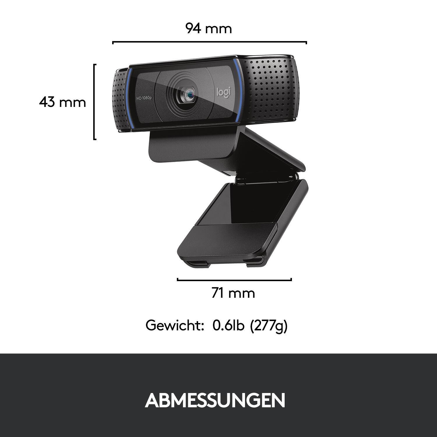 Logitech Cámara web C920 Pro / 960-001055 Negro