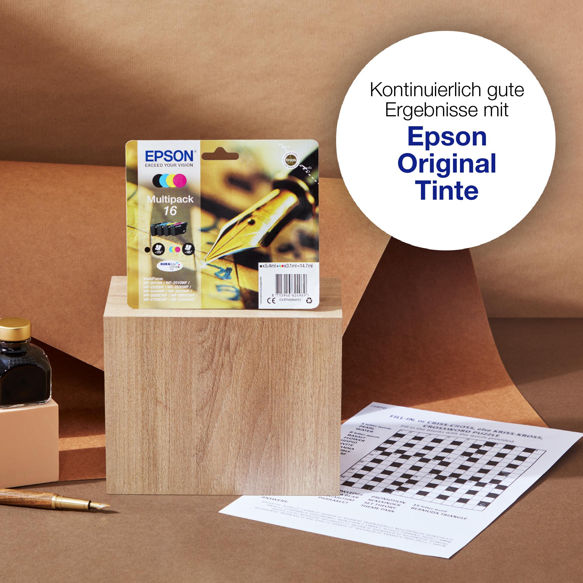 Epson Ink 16 / C13T16264012 BK,C,M,Y Multipack