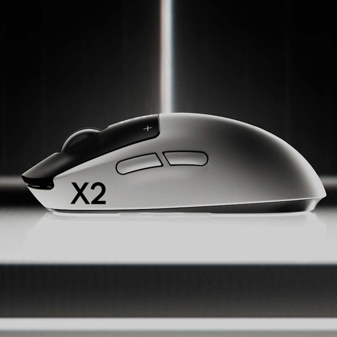 Logitech Ratón G Pro X2 Superstrike / 910-007777 Negro, blanco
