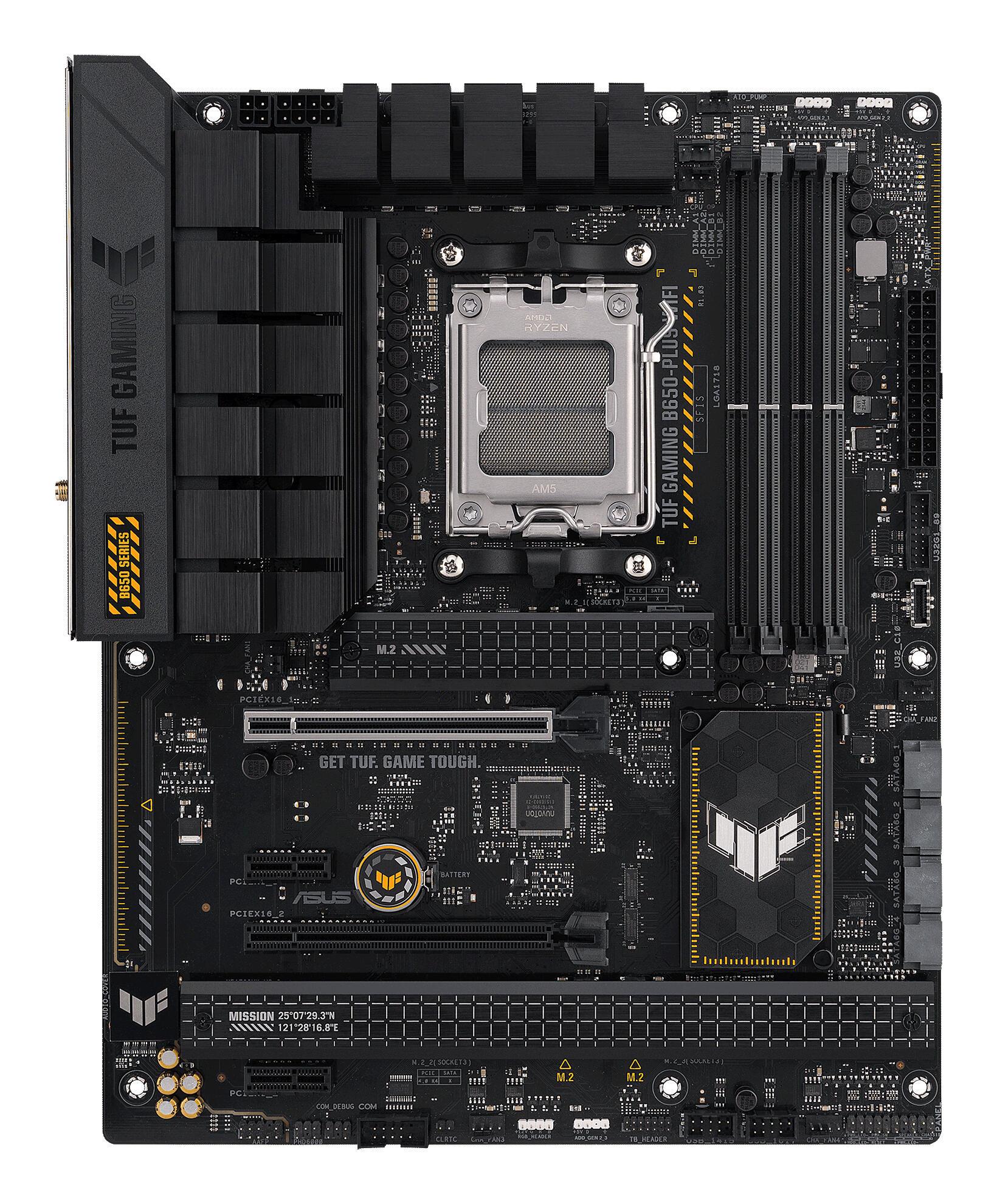ASUS Mainboard TUF GAMING B650-PLUS WIFI / 90MB1BZ0-M0EAY0 Black