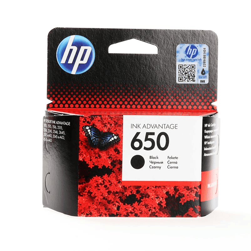 HP Tinte 650 / CZ101AE Schwarz