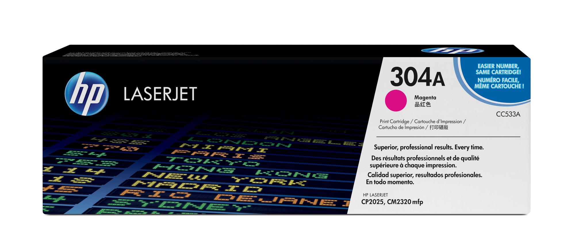 HP Toner 304A / CC533A Magenta Standard