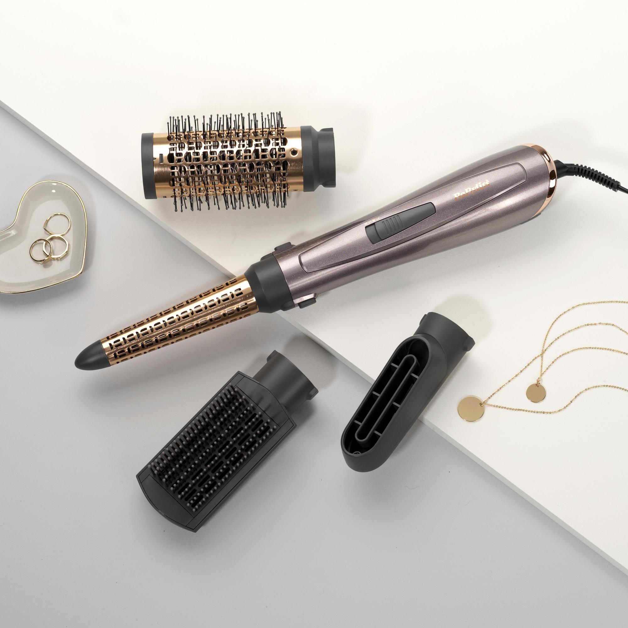 BaByliss Cepillo de aire caliente AS136E / AS136E Negro, cobre, paladio