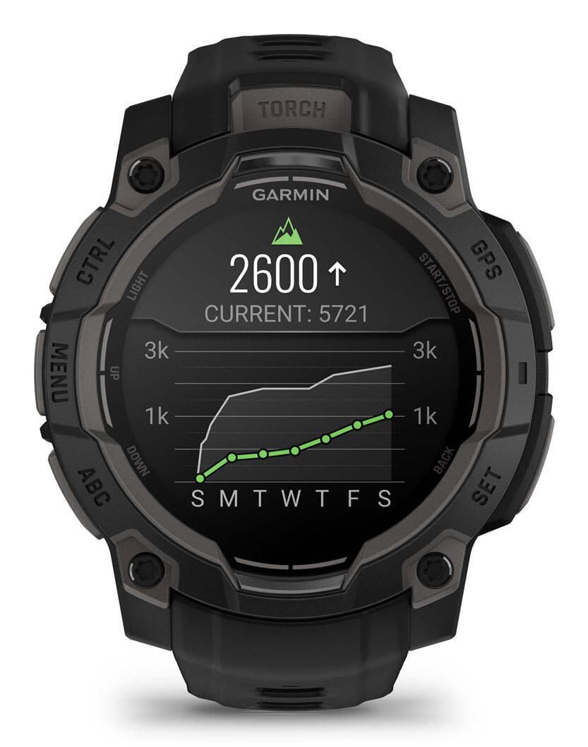 Garmin Wearable Instinct 3 45mm / 010-02936-00 Noir Standard 3,05 cm (1,2")