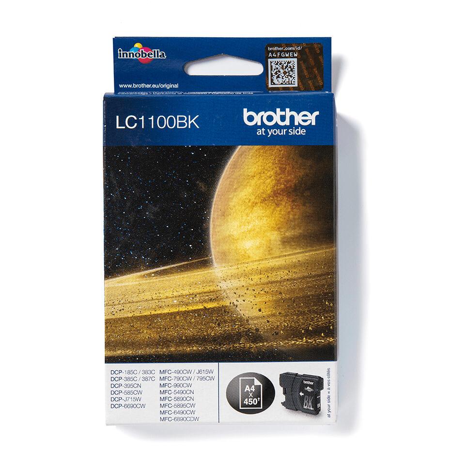 Brother Ink LC-1100BK / LC1100BK Black Standard