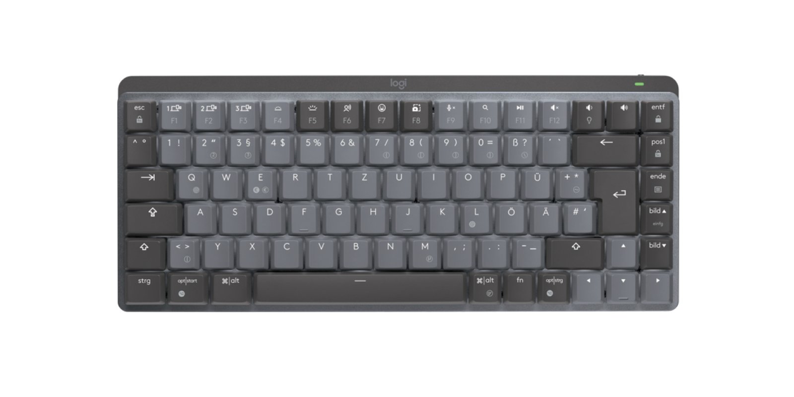Logitech Tastatur ZMXMEMB / 920-010772 Schwarz