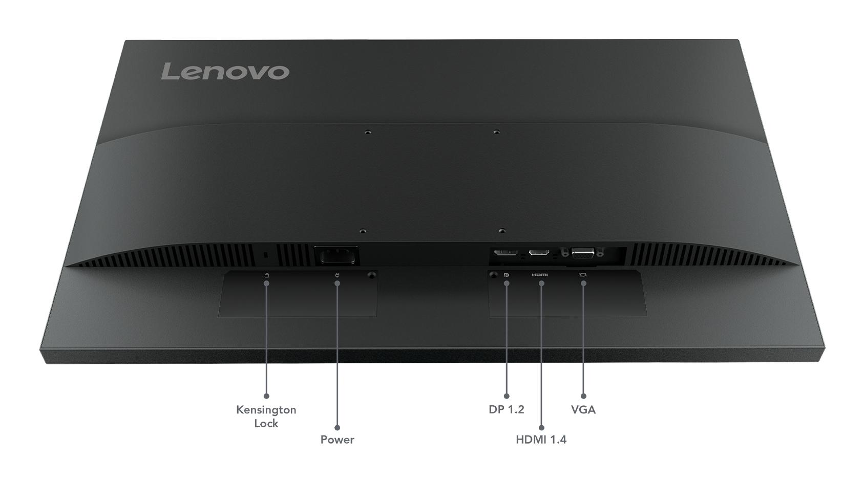 Lenovo Monitor ThinkVision E24-40 / 64BAMAT1EU Black 60.5 cm (23.8")