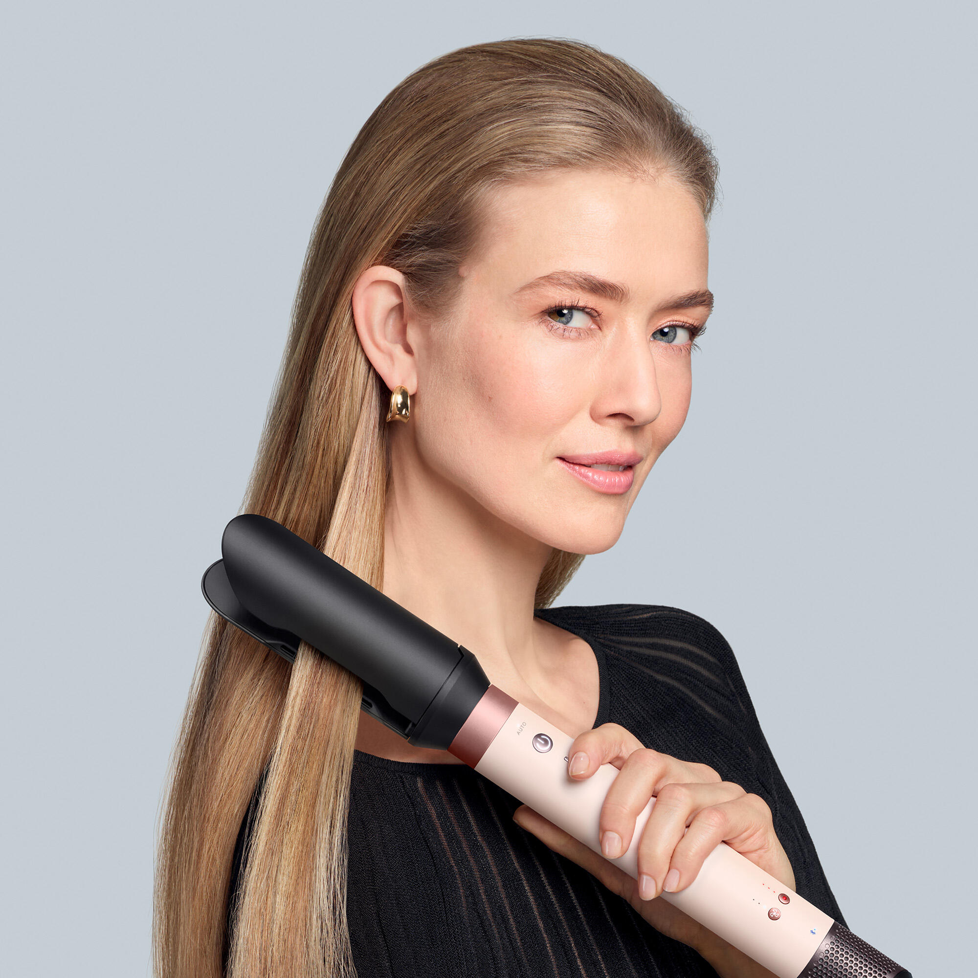 Dyson Fer à friser Airwrap Coanda Straight+Wavy / 598757-01 Rose, or rose