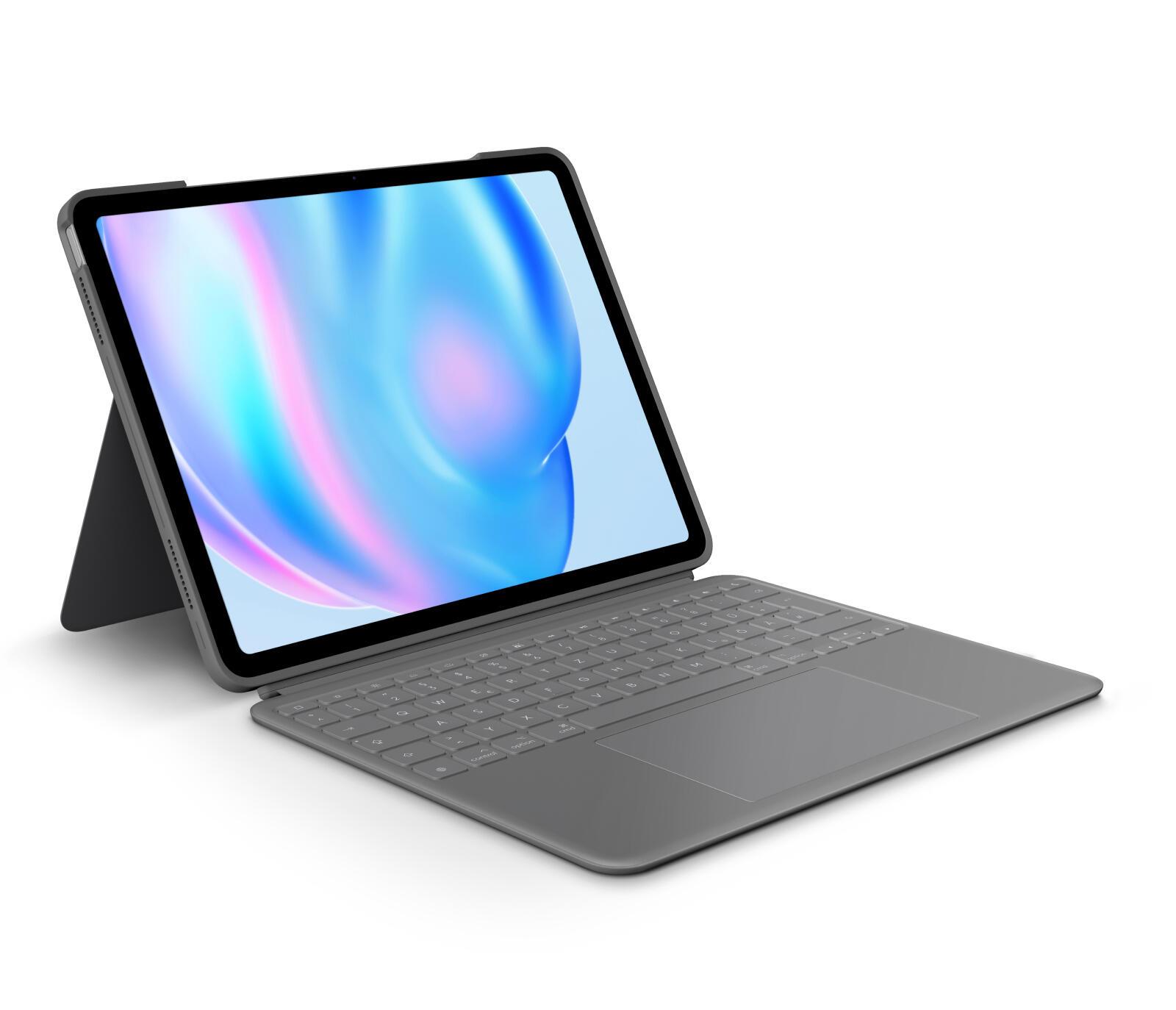 Logitech Coperchio e tastiera Combo Touch für iPad Air / 920-012611 Grigio