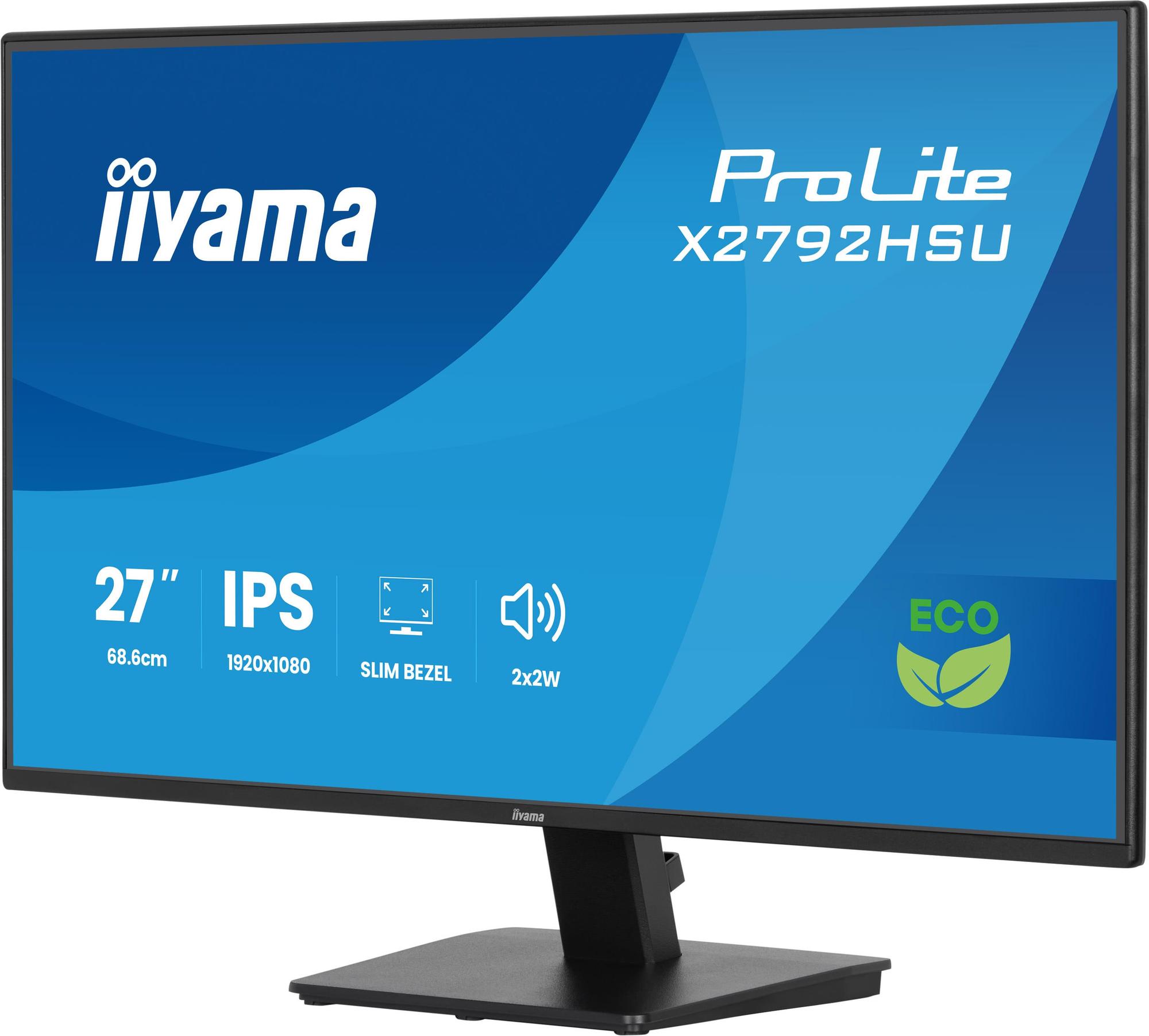 iiyama Monitor Pro Lite X2792HSU-B1 / X2792HSU-B1 Black 68.6 cm (27")
