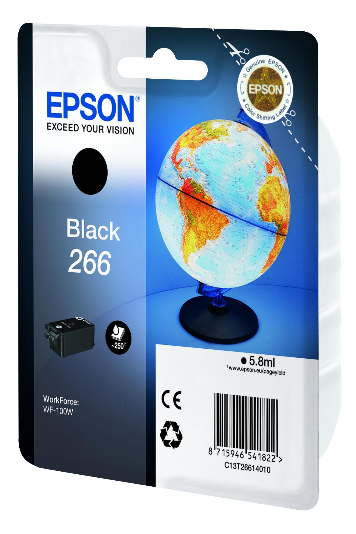 Epson Ink 266 / C13T26614010 Black Standard