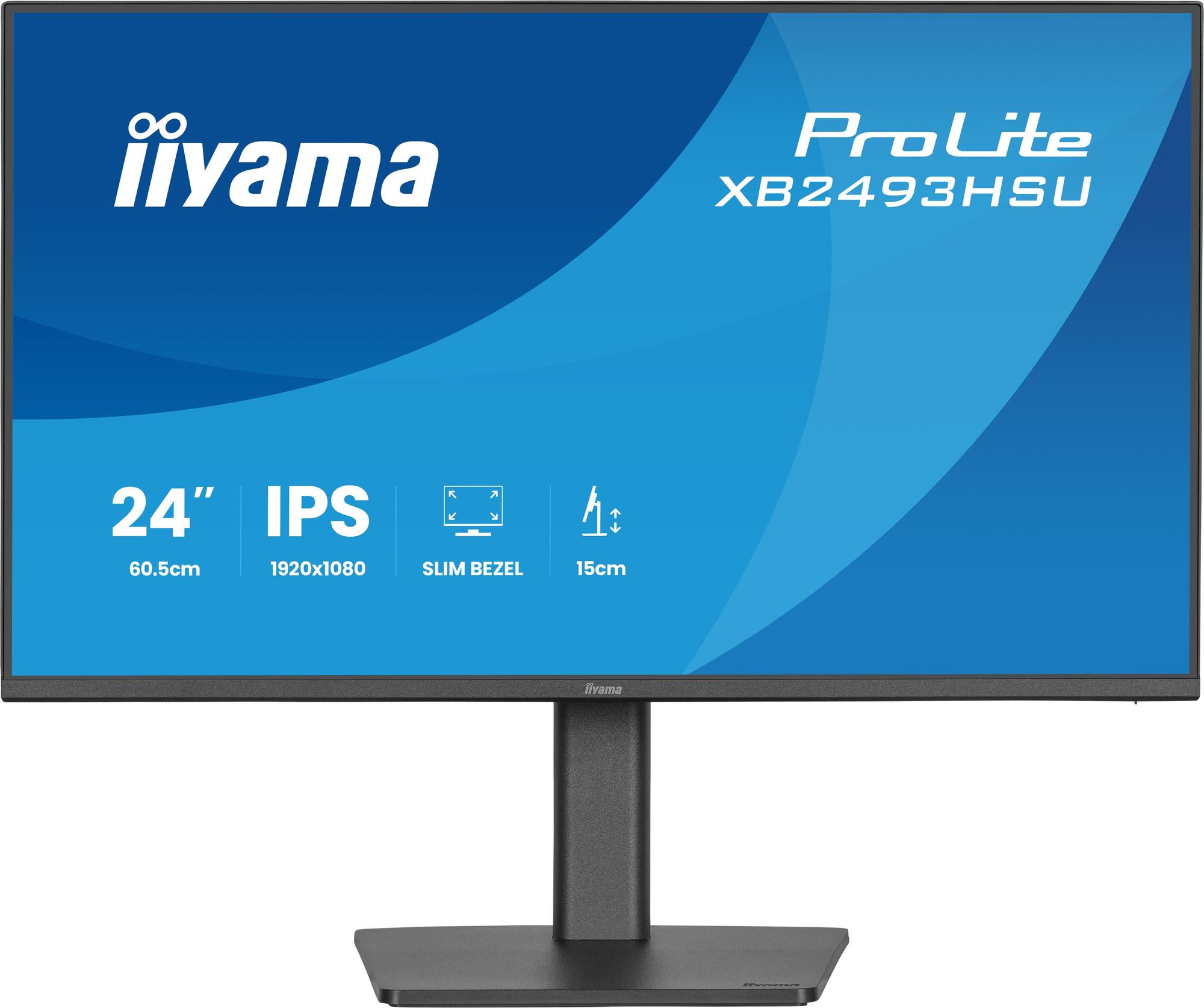iiyama Monitor ProLite XB2493HSU / XB2493HSU-B1 Black 60.5 cm (23.8")