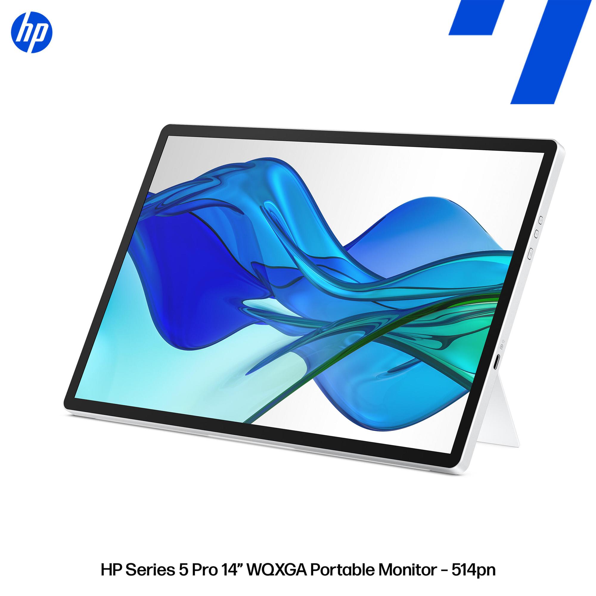 HP Monitor 514pn / B88JWAA#ABB Plata 35,6 cm (14")